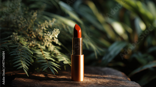 Obraz na płótnie Terracotta lip rouge w salonie