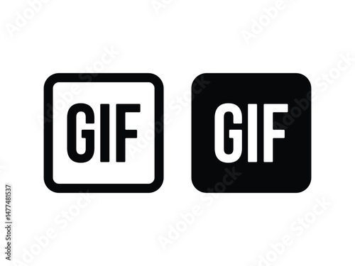 gif picture symbol icon design vector isolated transparent background
