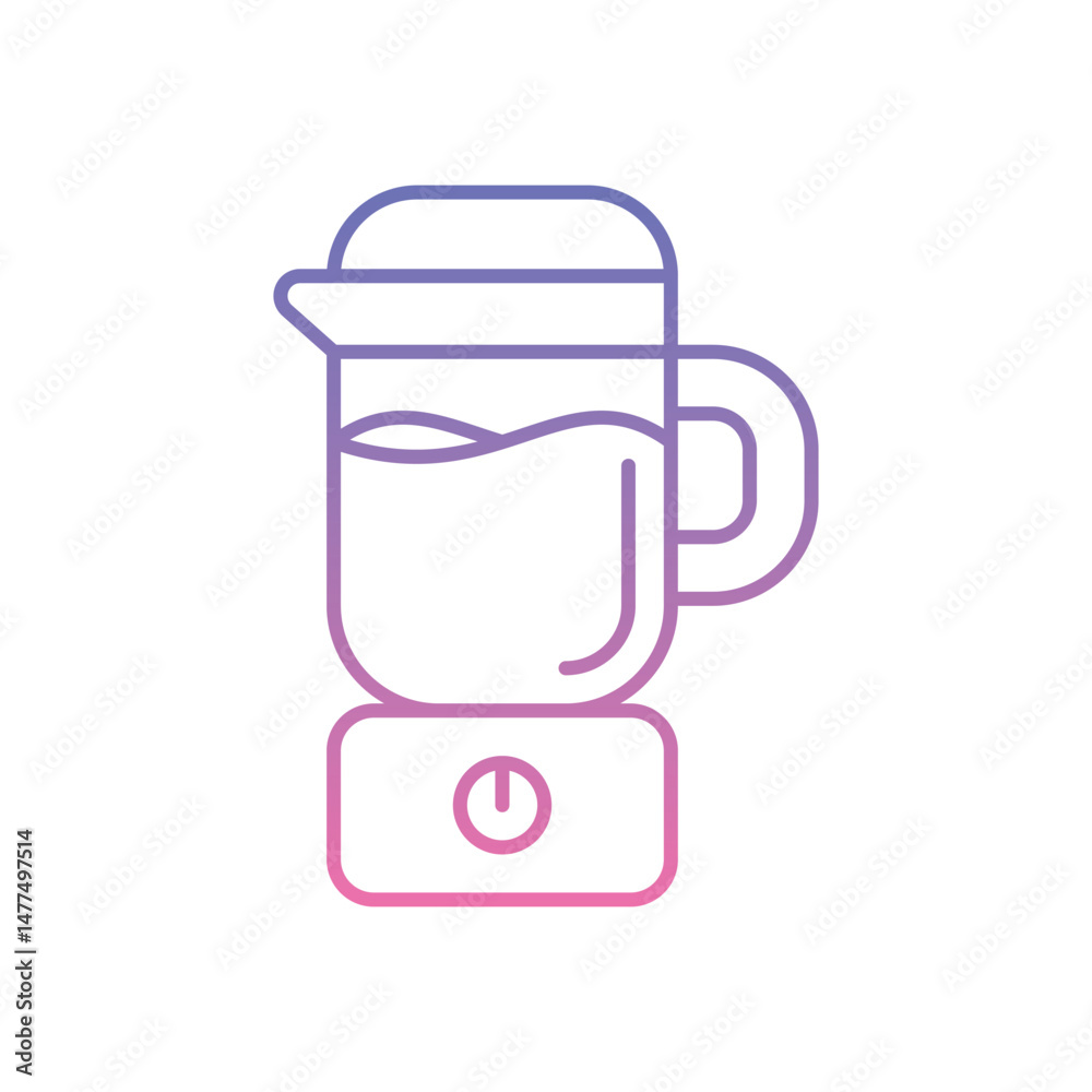 Food Processor Icon vector stock illustration Food Processor Icon vector stock illustration