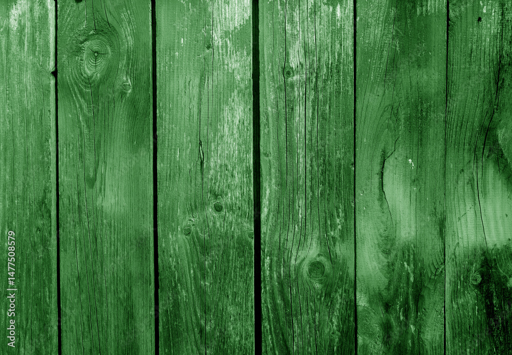 Grungy green weathered wooden board wall. Grungy green weathered wooden board wall.