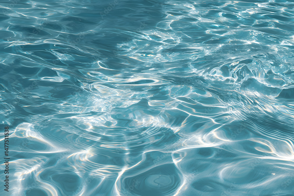 Obraz premium Abstract Water Surface with Sunlight Reflections