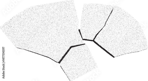 Black and White Xerox Effect Vector Shapes Grainy Texture Abstract Design Element Distressed Overlay Background Vintage Grain Stipple Printing Defect Retro Photocopy Noise Speckle Grain Texture