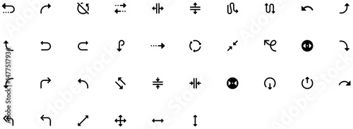 Set of Arrows icons
