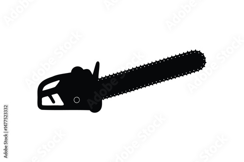 Chainsaw silhouette