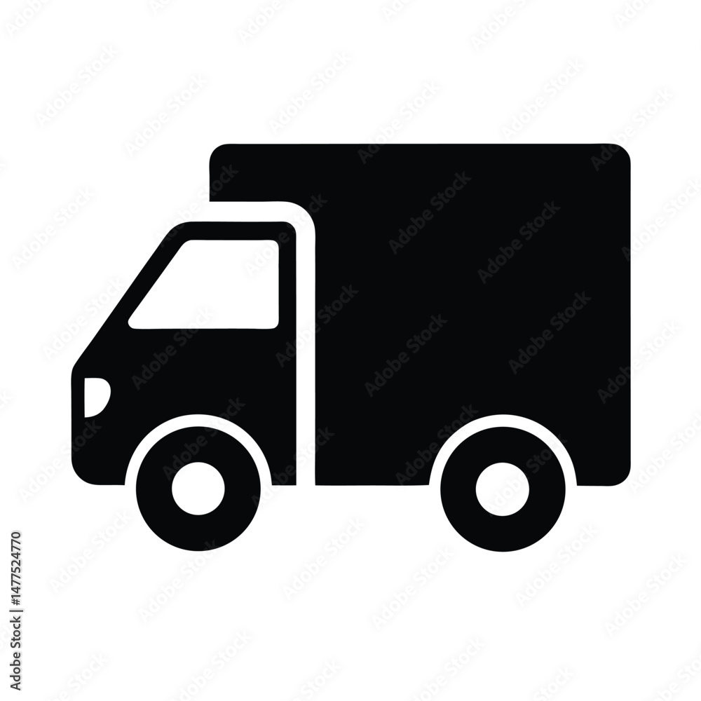Fototapeta premium delivery truck icon