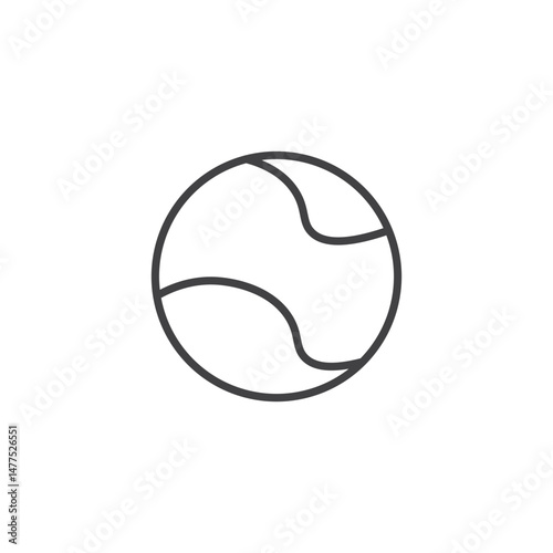 Tennis Icon. symbol for mobile concept and web design.