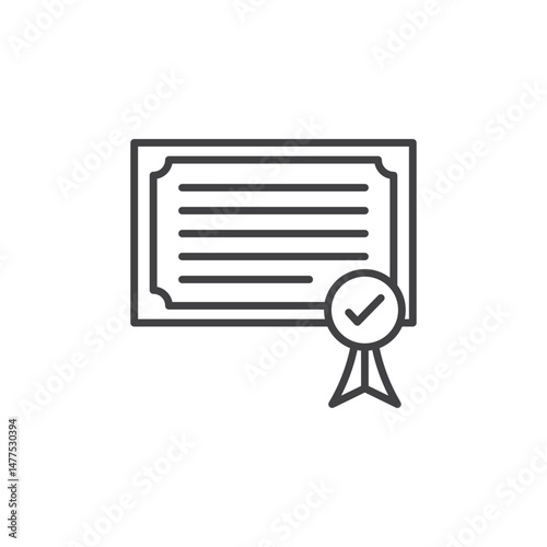 Diploma Icon. symbol for mobile concept and web design.