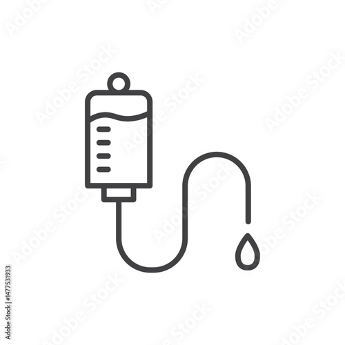 Blood transfusion Icon. symbol for mobile concept and web design.