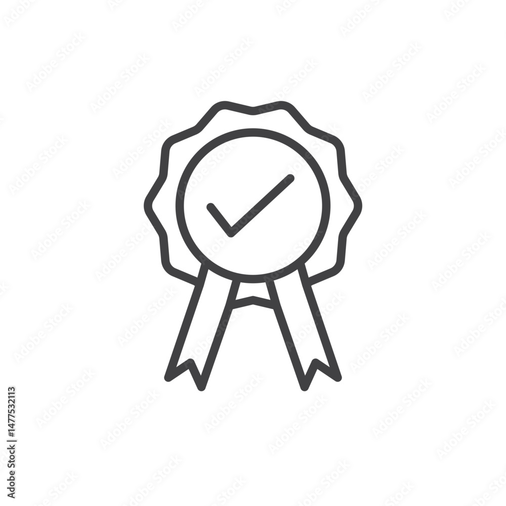 Badge Icon. symbol for mobile concept and web design. Badge Icon. symbol for mobile concept and web design.