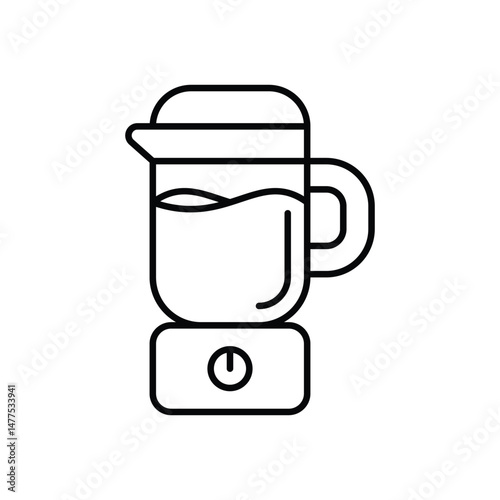 Food Processor Icon vector stock illustration