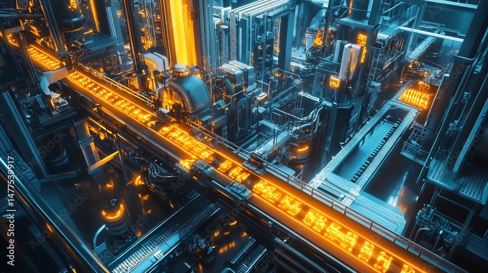 Futuristic industrial complex Futuristic industrial complex