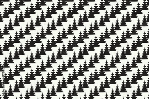 black and seamless pattern leaf tree cute floral  pattern. abstract, art background, cultural, decoration, decorative, design,  fabric, floral, geometric pattern