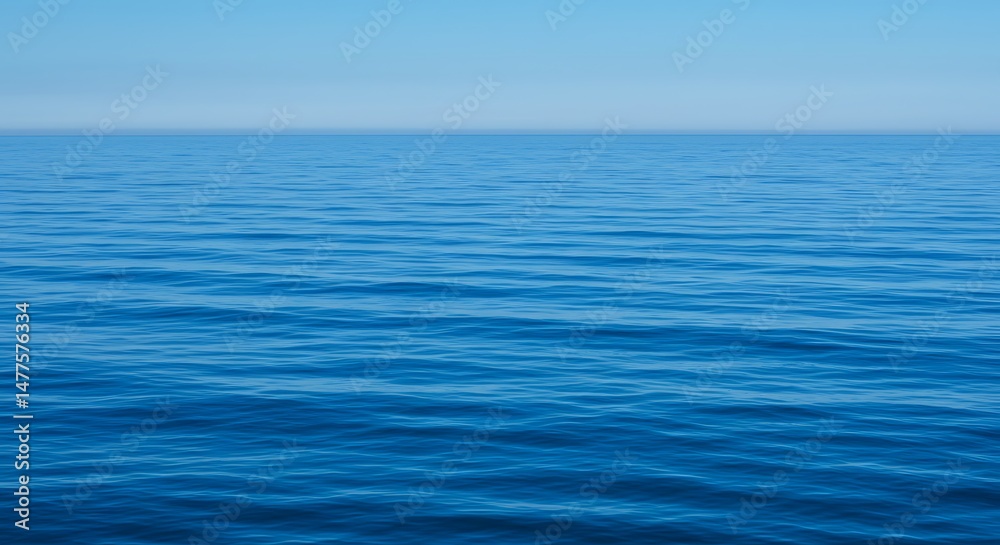 Obraz premium Azure Horizon's Whisper