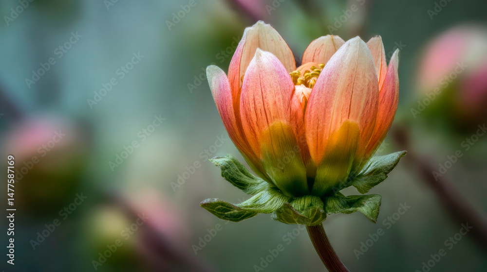 Close-up of a blossoming flower bud