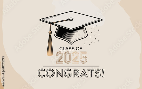 Graduation Celebration Illustration