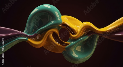 Pressure abstract squeezed, Tension deformation visual, Compressed volume art, Invisible force concept, Stress feeling, Abstract form