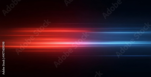 Abstract Red and Blue Light Streaks Background Perfect for Technology Designs Websites Presentations and Futuristic Projects