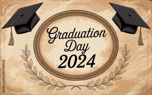 Graduation Celebration Illustration