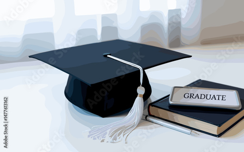 Graduation Celebration Illustration