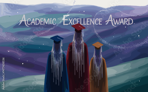 Graduation Celebration Illustration