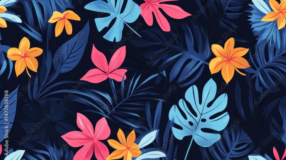 Tropical Floral Pattern (7) Tropical Floral Pattern (7)