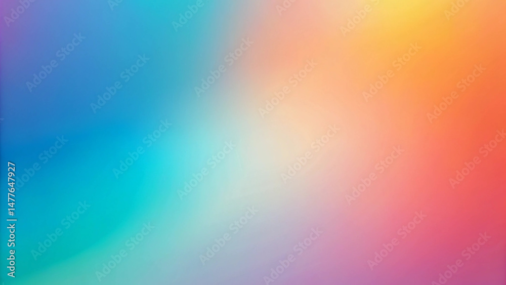 Fototapeta premium Vibrant Gradient Blend of Warm and Cool Hues