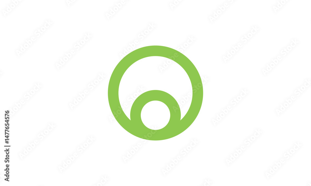 an O themed graphic image, white background. vector graphic base. an O themed graphic image, white background. vector graphic base.