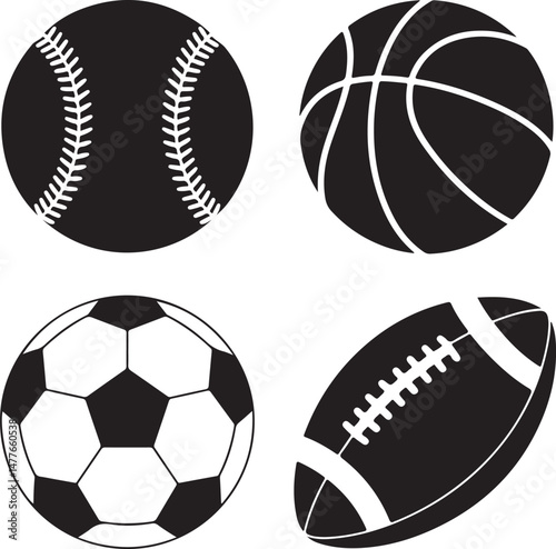 Soccer Players Silhouette Set: A collection of six dynamic soccer players silhouettes captured in action, showcasing various dribbling techniques and athletic postures. 