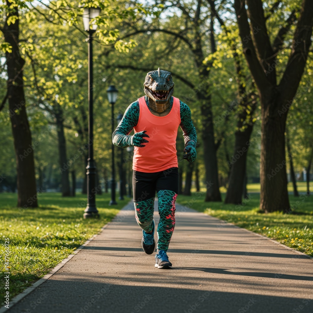 Fototapeta premium raptor jog