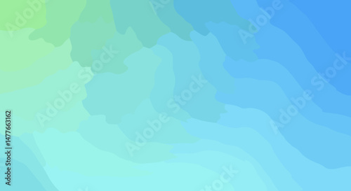 Soft abstract gradient background in cool blue and green tones  