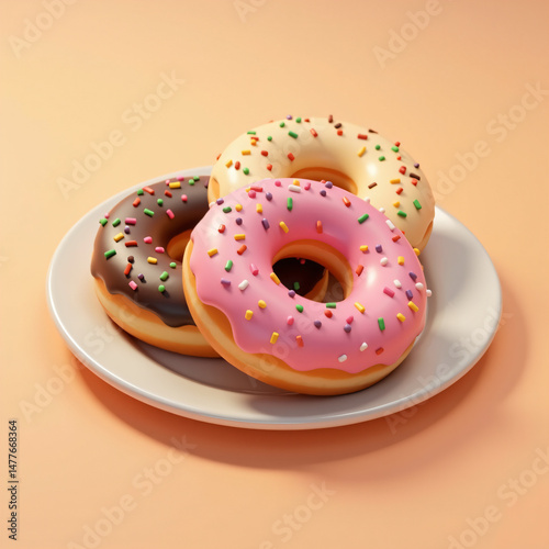 donut with sprinkles