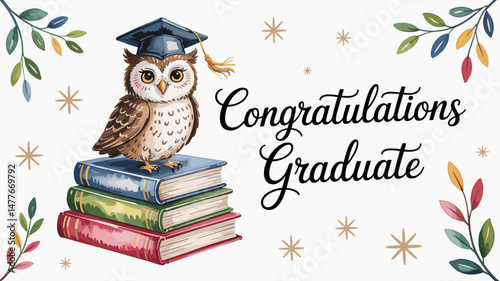 Graduation Celebration Illustration