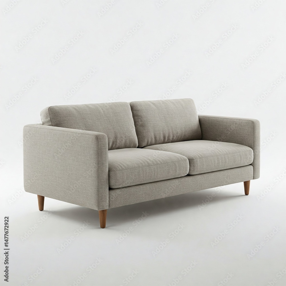 Fototapeta premium white leather sofa