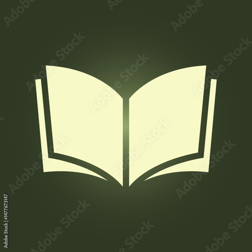 Open book trendy artwork superb abstract vector illustration colorful useful design