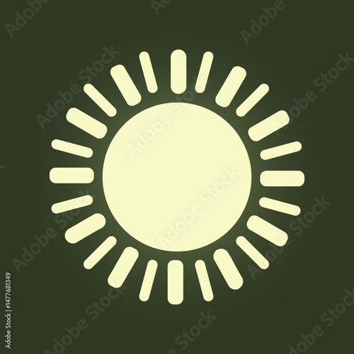 Full sun trendy artwork superb abstract vector illustration colorful useful design