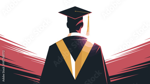 Graduation Celebration Illustration
