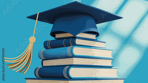 Graduation Celebration Illustration