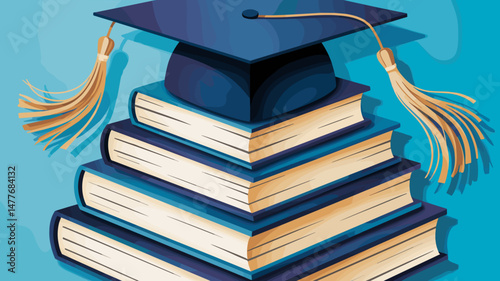 Graduation Celebration Illustration
