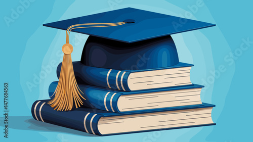 Graduation Celebration Illustration