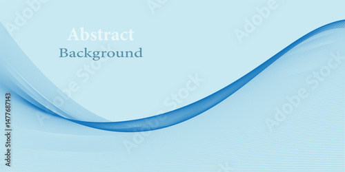  Light Blue Abstract Background with Wave and Grid Texture
