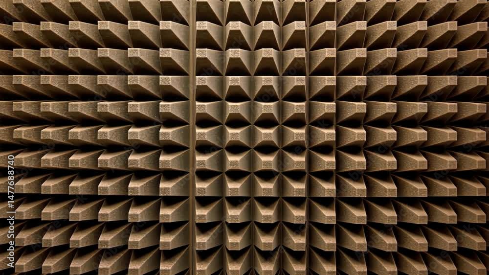 Dynamic corrugated texture unfolding in hypnotic looping pattern animation