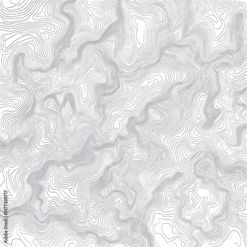 topographic line contour map background, geographic grid map