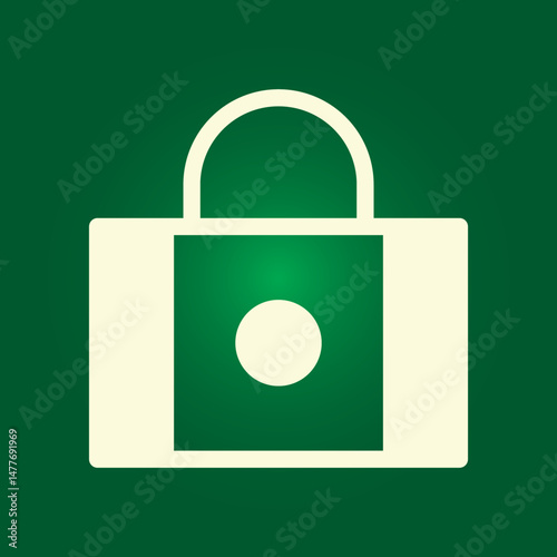 Padlock trendy artwork magnificent abstract vector illustration colorful useful design