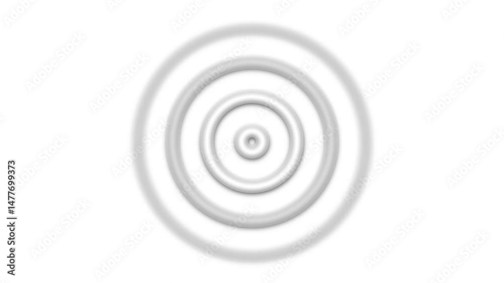 3D Radio waves screen animation . 3D Radio waves screen animation .