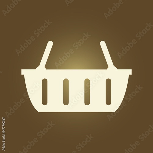 Basket trendy artwork ravishing abstract vector illustration colorful useful design