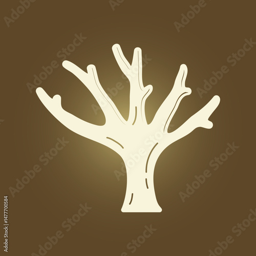 Tree trendy artwork ravishing abstract vector illustration colorful useful design