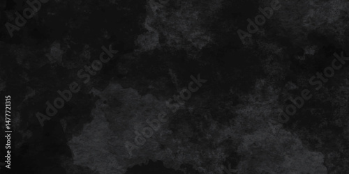 Abstract design with old wall texture cement dark black and paper texture background. Realistic design are empty space of Studio dark room concrete wall grunge texture .Grunge paper texture design .	