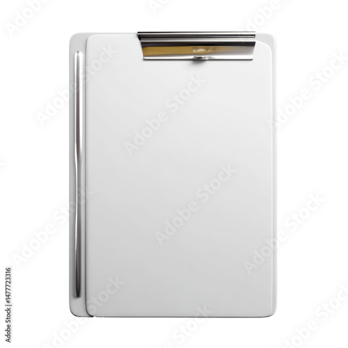 Mini document folder, ultra realistic uhd photo, on transparent background