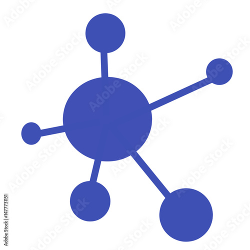 Molecule icon science 