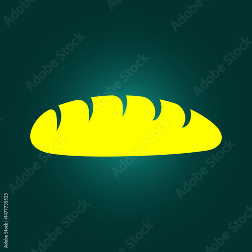 Bread trendy artwork pretty abstract vector illustration colorful applicable design